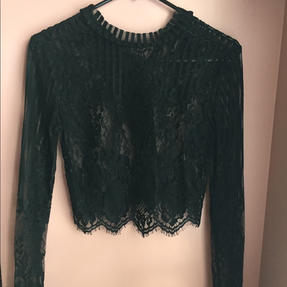 long sleeve black shirt